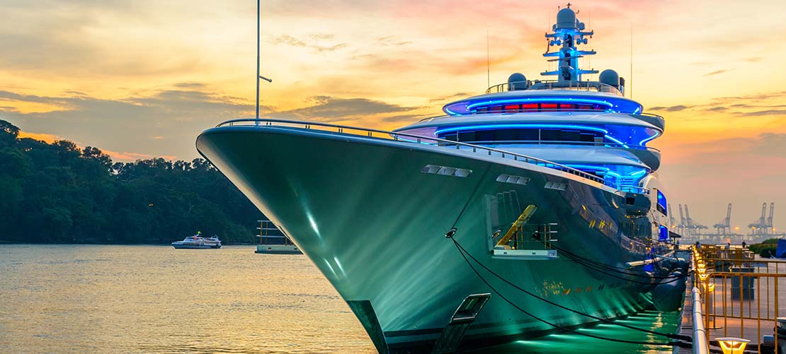 Key points on what you need to know on construction and refit contracts, including owner's security for superyachts